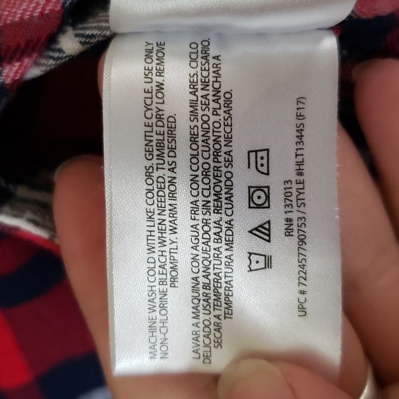 Woolrich flannel button down shirt. - Picture 10 of 10